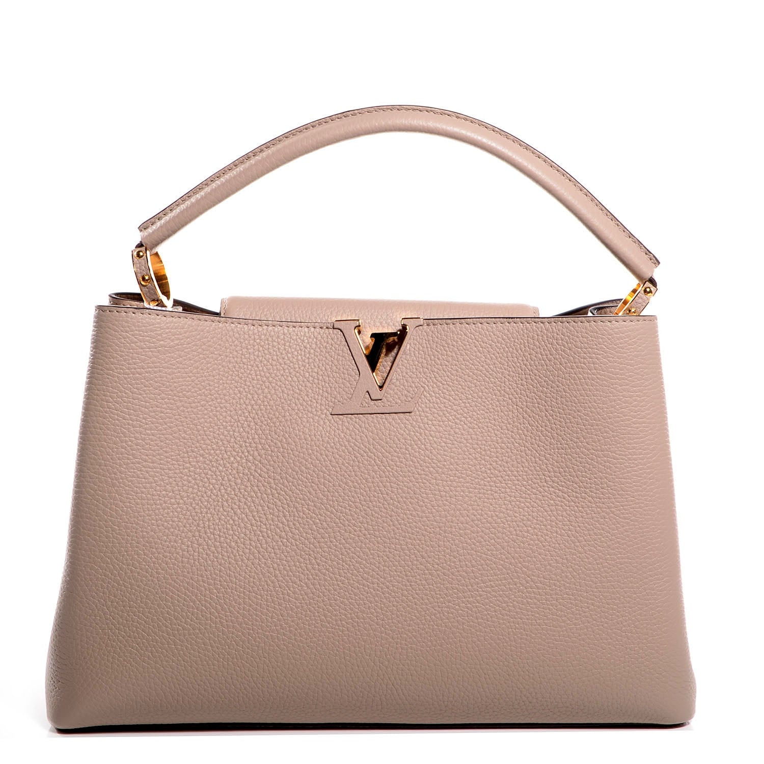 Louis Vuitton Taurillon Capucines MM Galet 1 of 7