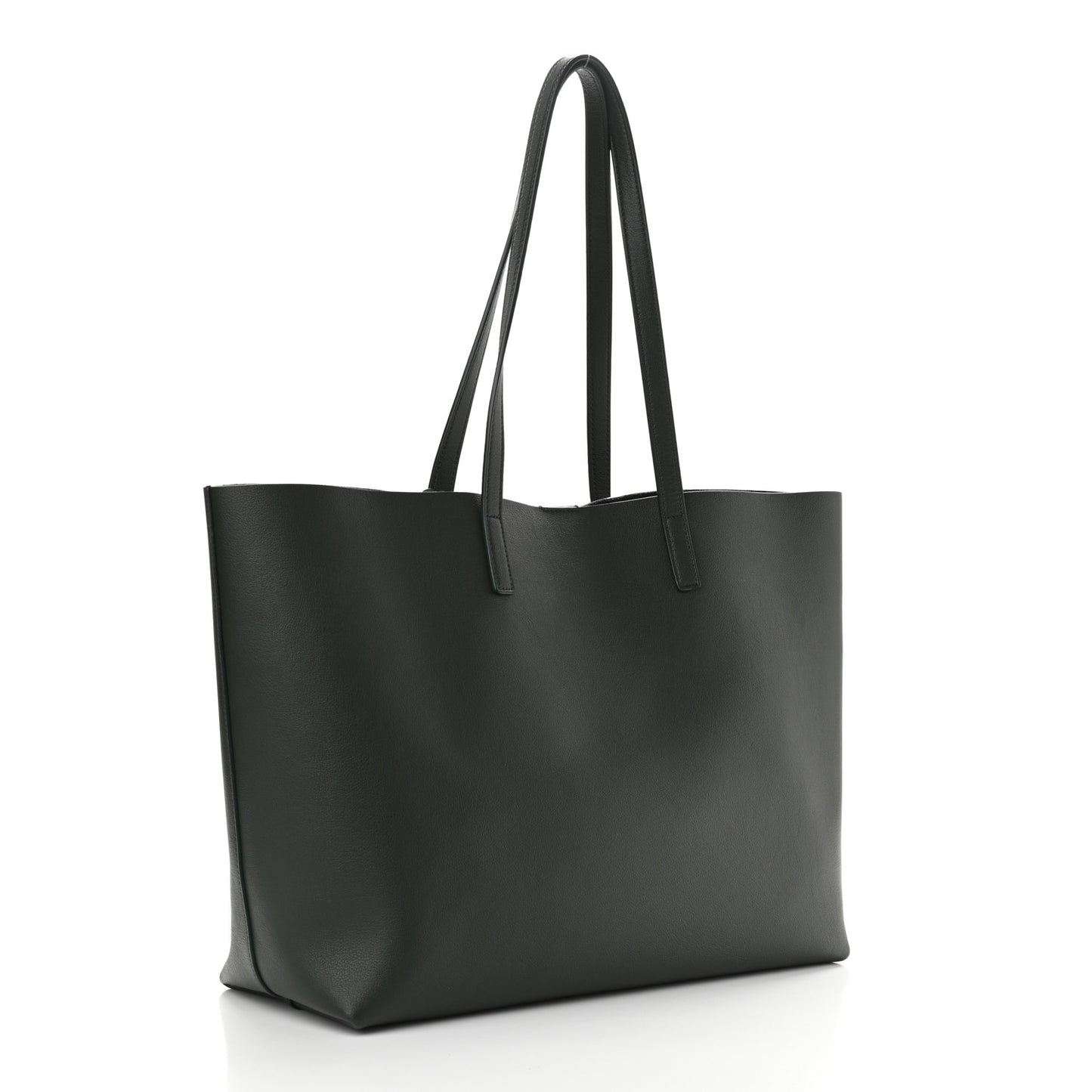 Calfskin Large Shopping Tote Dark Green