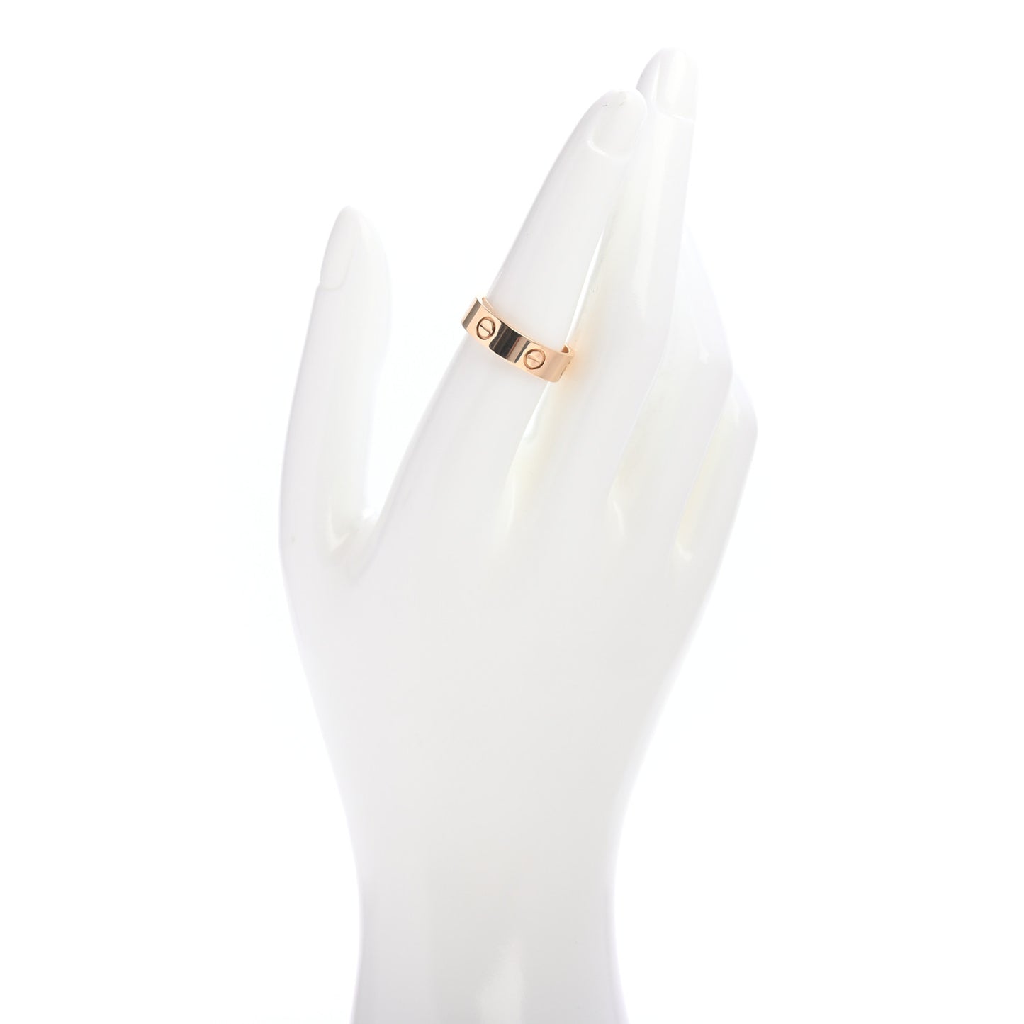 18K Yellow Gold 5.5mm LOVE Ring 55 7.25