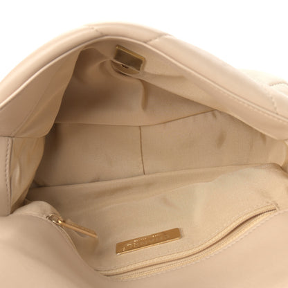 Chanel Lambskin Quilted Medium Chanel 19 Flap Beige 5 of 9