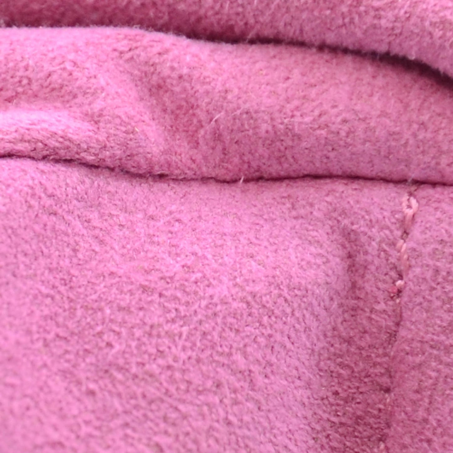 Monogram Denim Mini Pleaty Fuchsia