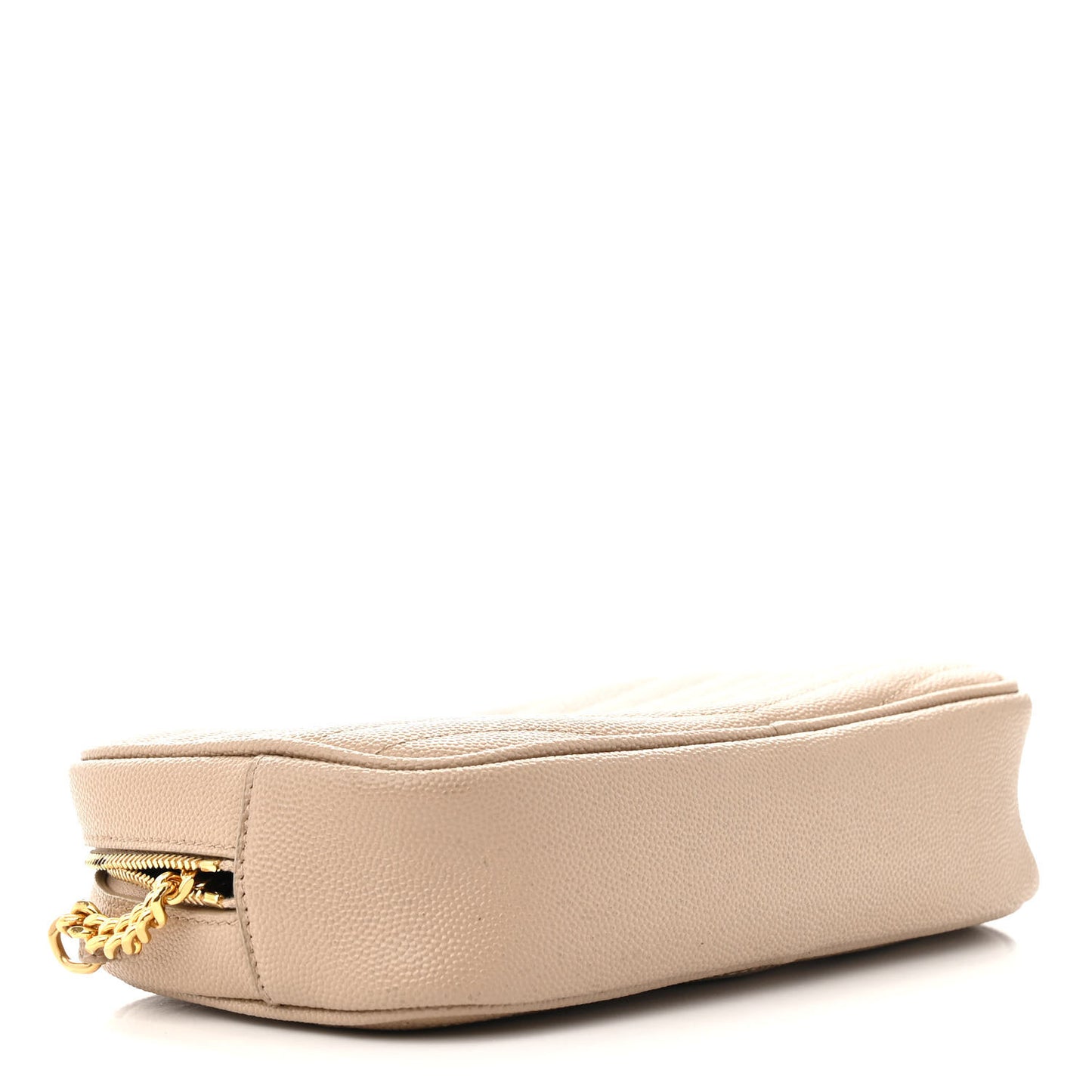 Grain De Poudre Matelasse Monogram Mini Lou Camera Bag Dark Beige