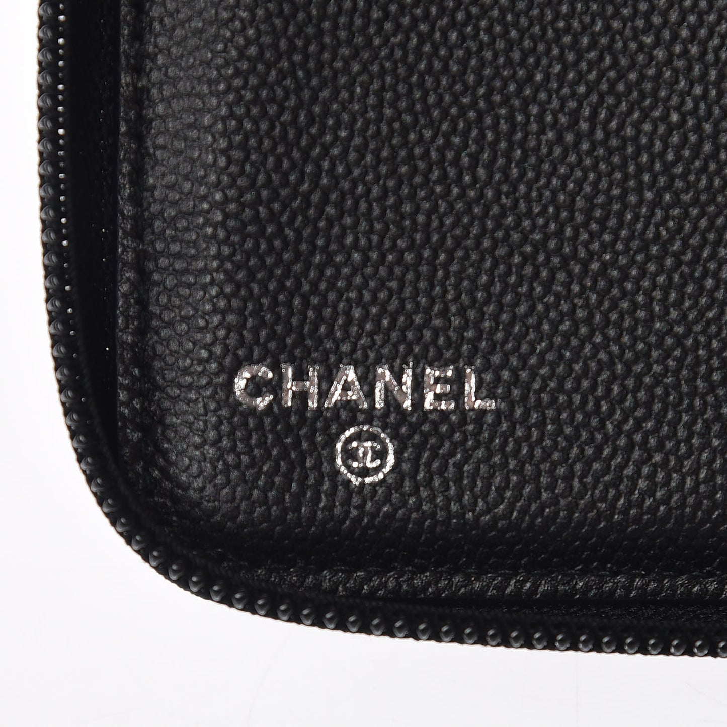 Caviar Quilted Boy Zip Around Organizer Wallet So Black