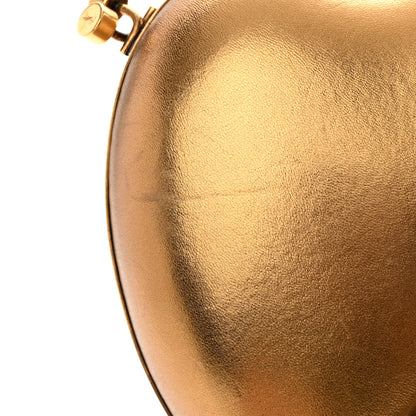 Saint Laurent Smooth Calfskin Heart Monogram Love Box Crossbody Gold 10 of 14