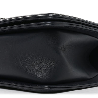 Chanel Lambskin Chevron Quilted Medium Boy Flap Black 10 of 10