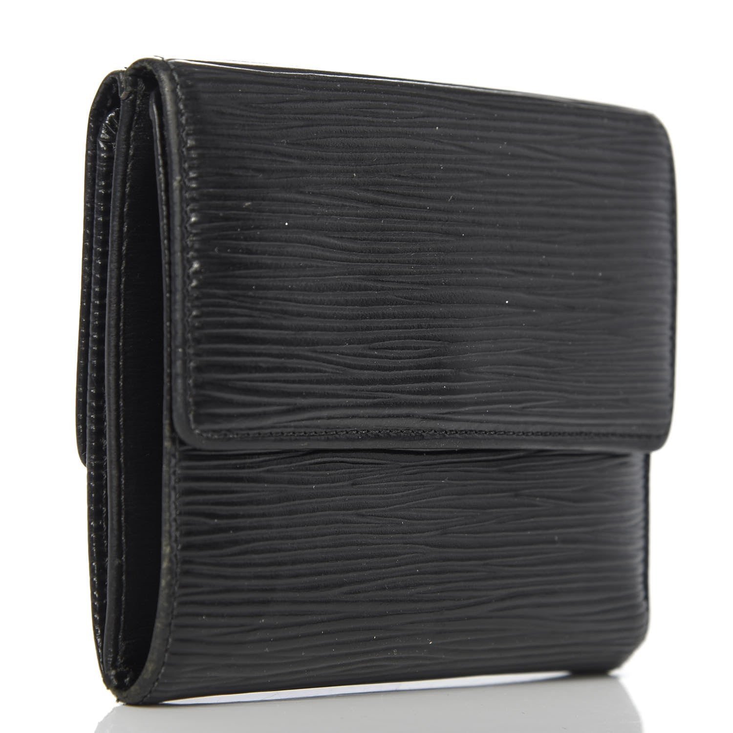 Louis Vuitton Epi Elise Wallet Black 3 of 7