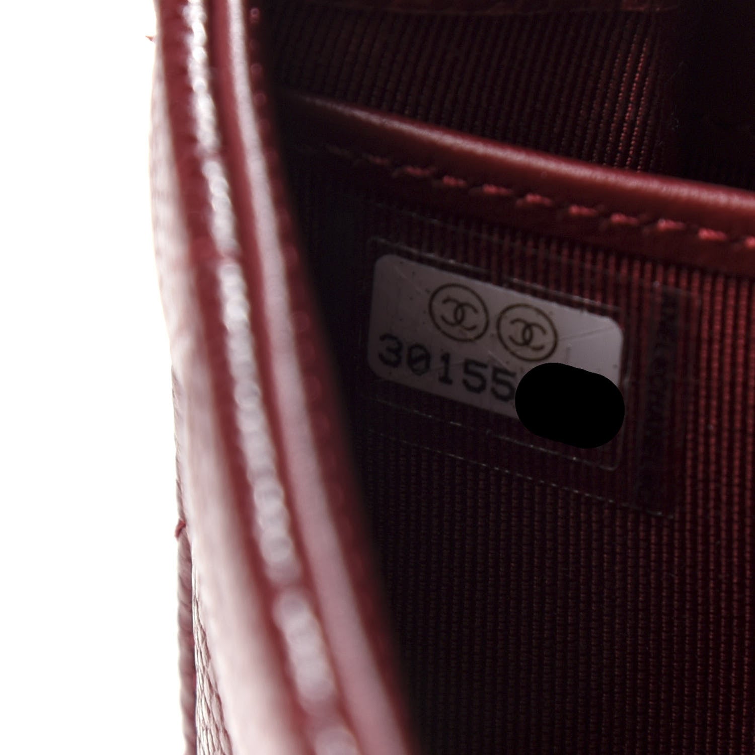 Chanel Caviar Quilted Large Gusset Flap Wallet Burgundy 8 of 9