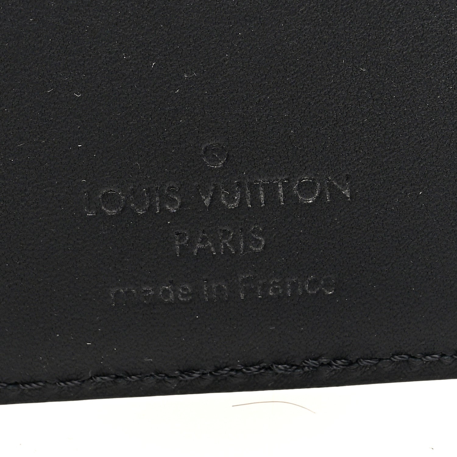 Louis Vuitton Millesime Calfskin Monogram Pocket Organizer Black 6 of 6