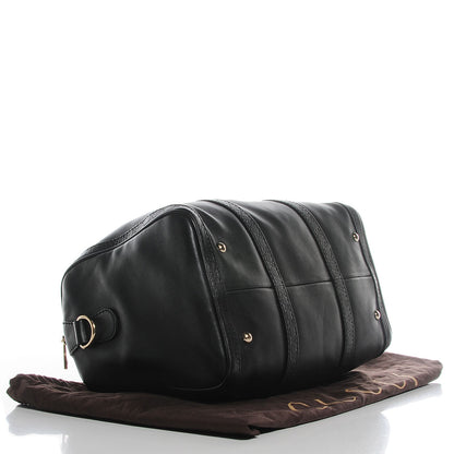 Gucci Calfskin Microguccissima Trim Medium Boston Black 4 of 9