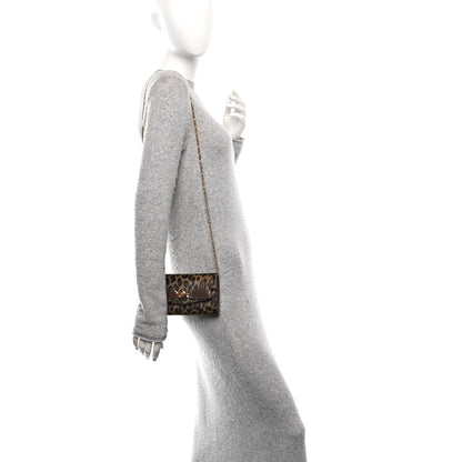 Versace Calf Hair Medusa 95 Wallet On Chain Animalier 2 of 9