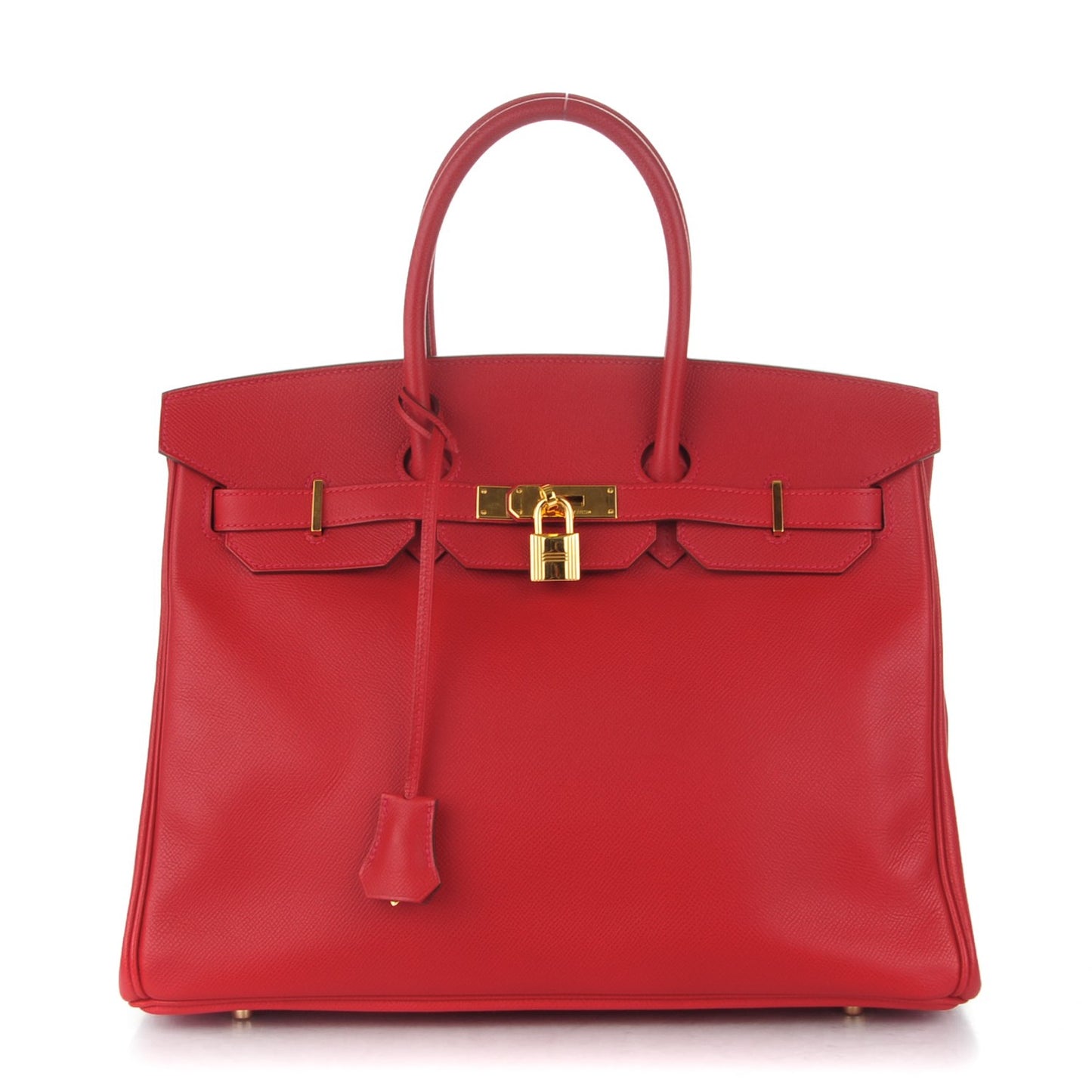 Epsom Birkin 35 Rouge Casaque