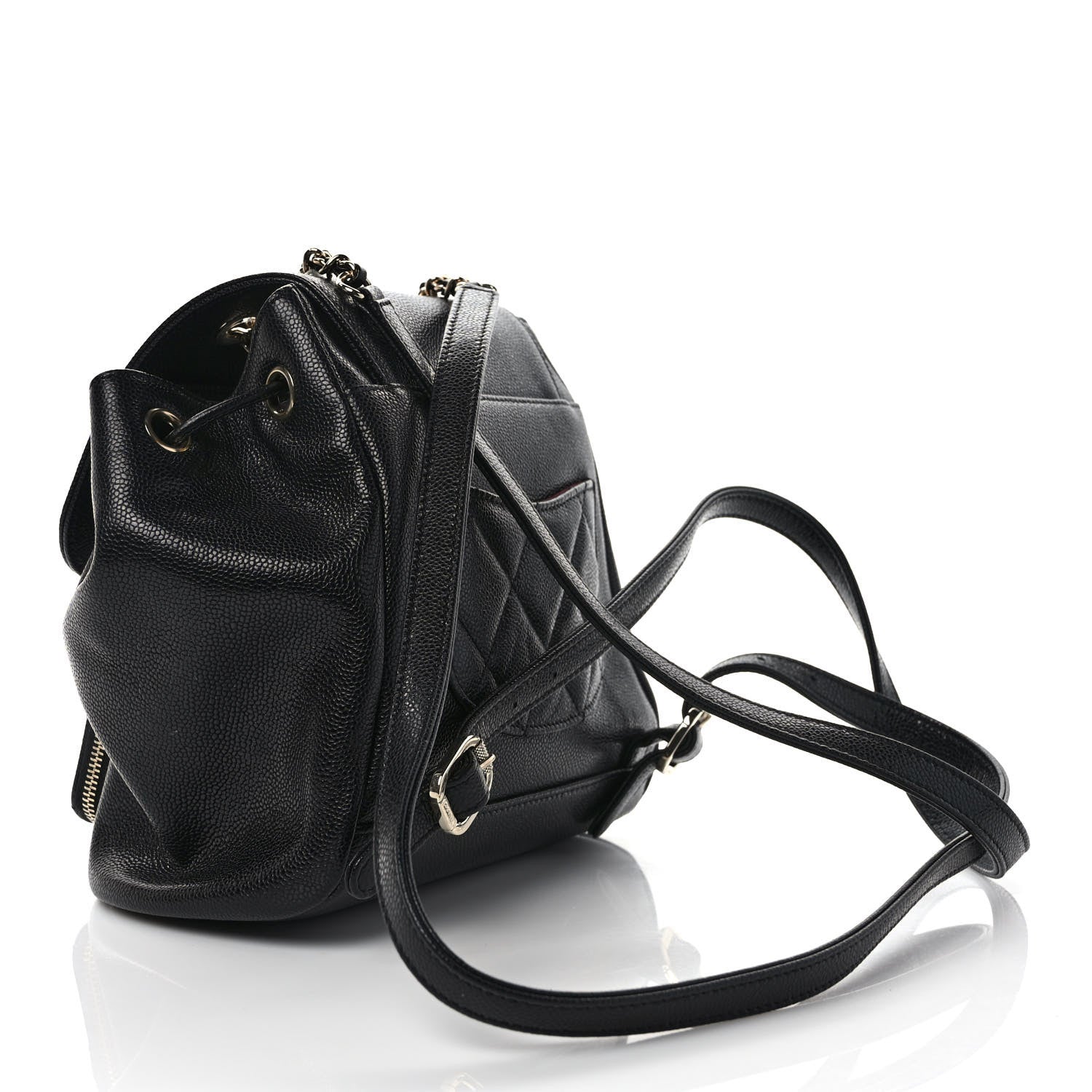 Chanel Caviar Quilted Mini Business Affinity Backpack Black 3 of 10