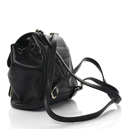 Chanel Caviar Quilted Mini Business Affinity Backpack Black 3 of 10