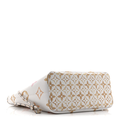 Louis Vuitton Monogram Giant By The Pool 2.0 Neverfull MM Beige 5 of 10