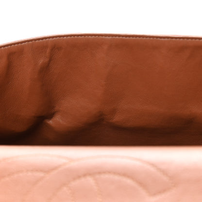 Chanel Caviar Quilted Maxi Double Flap Light Brown 8 of 11