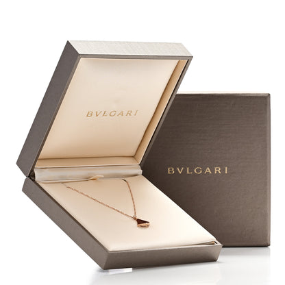 Bulgari 18K Rose Gold Diamond Carnelian Divas' Dream Pendant Necklace 7 of 7