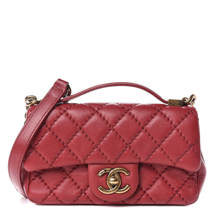 Chanel Calfskin Quilted Mini Urban Day Flap Red 1 of 11