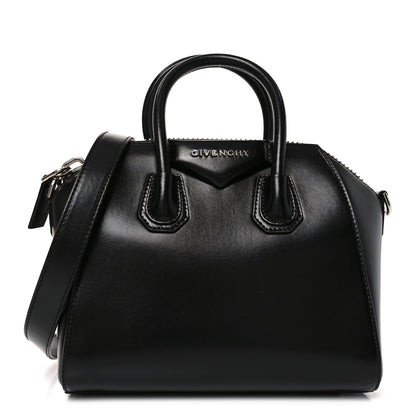 Givenchy Shiny Lord Calfskin Mini Antigona Black 1 of 9