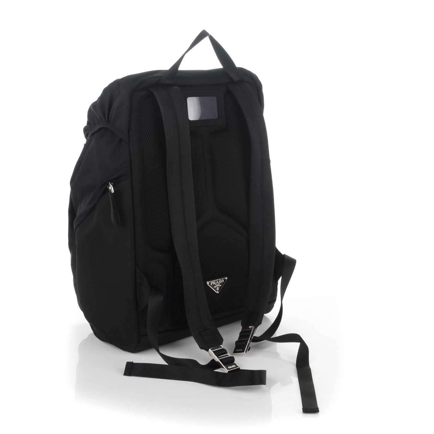Nylon Montagna Double Buckle Backpack Black