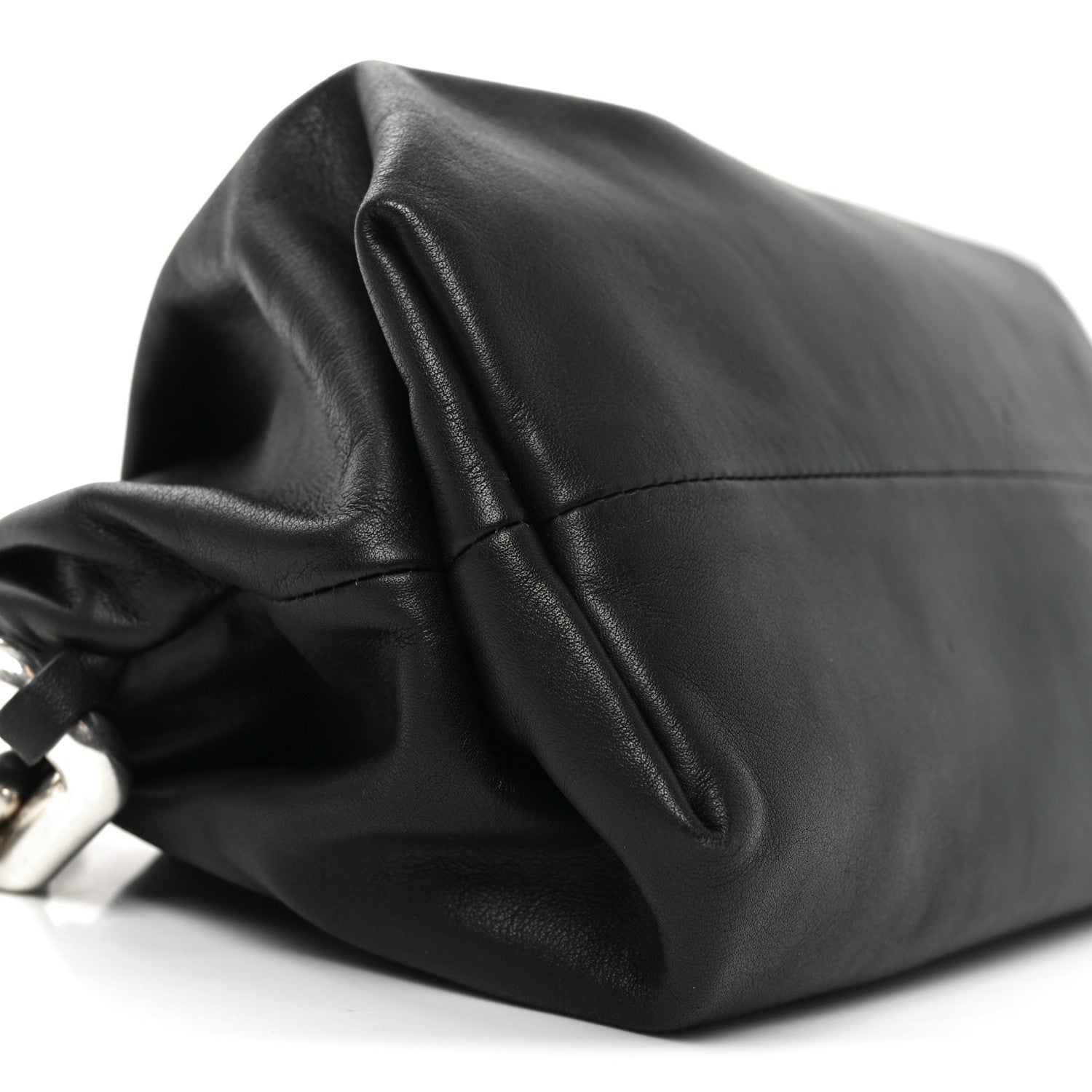 Bottega Veneta Calfskin The Pouch Chain Black 10 of 11