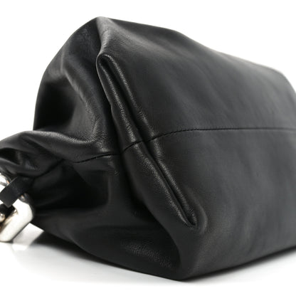 Bottega Veneta Calfskin The Pouch Chain Black 10 of 11
