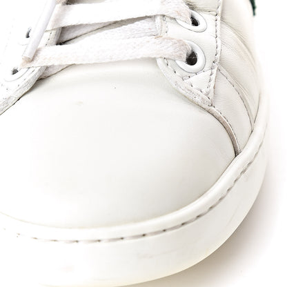 Gucci Calfskin Ayers Bee Embroidered Womens Ace Sneakers 36 White Green 16 of 21