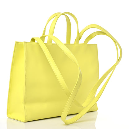 Telfar Vegan Leather Medium Shopping Bag Margarine 3 of 9