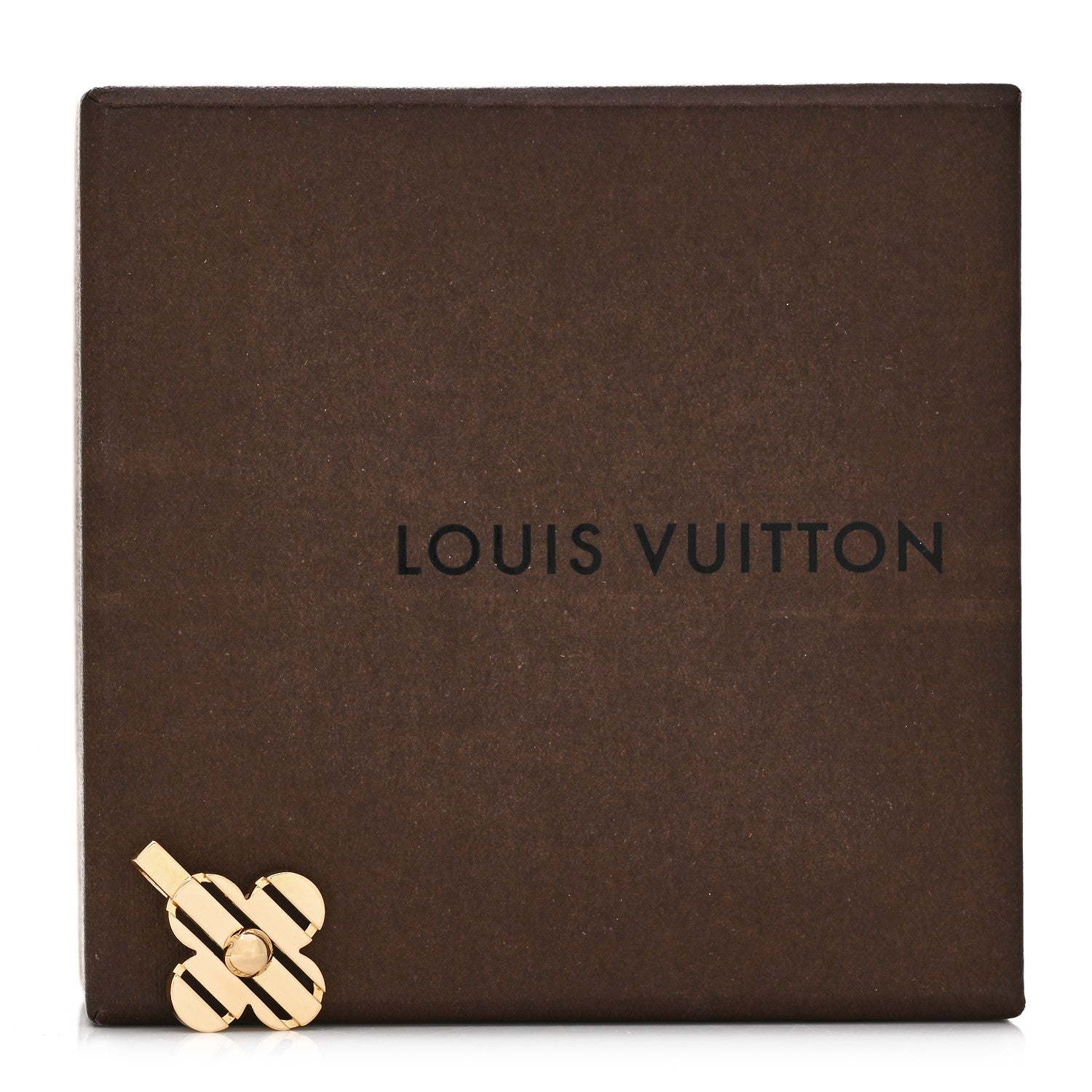 Louis Vuitton 18K Yellow Gold Fleur Pendant 5 of 5