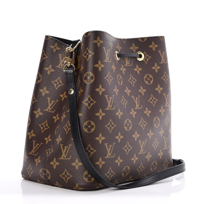 Louis Vuitton Monogram Neonoe MM Black 3 of 8