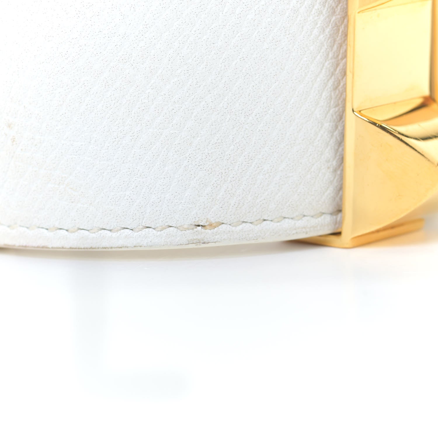 Hermes Epsom Collier de Chien CDC Bracelet S White 10 of 11