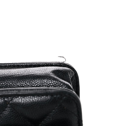 Chanel Caviar Quilted My Everything Wallet On Chain WOC Black 18 of 25
