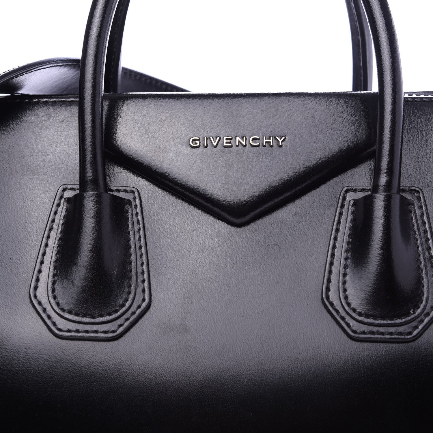Givenchy Shiny Lord Calfskin Medium Antigona Black 9 of 9