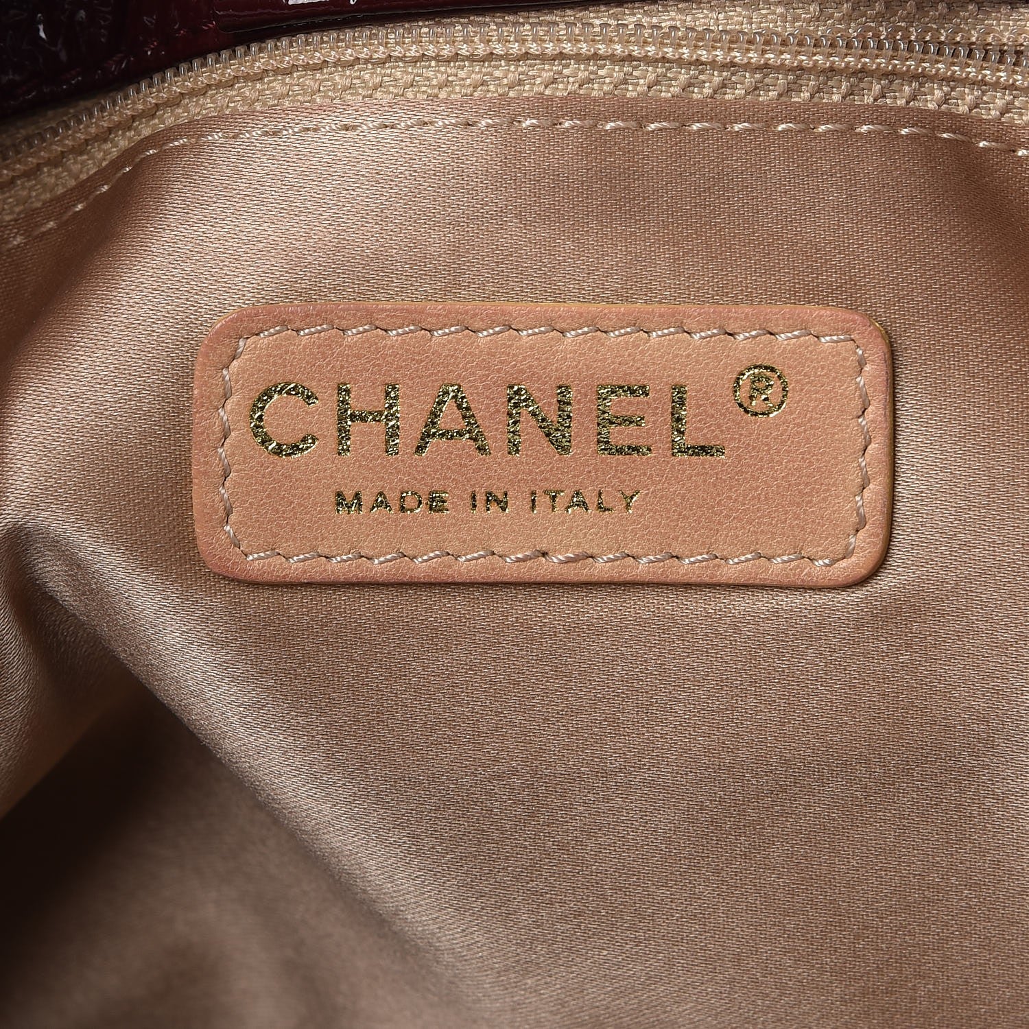 Chanel Vinyl Medium Rock and Chain Flap Bordeaux 6 of 8