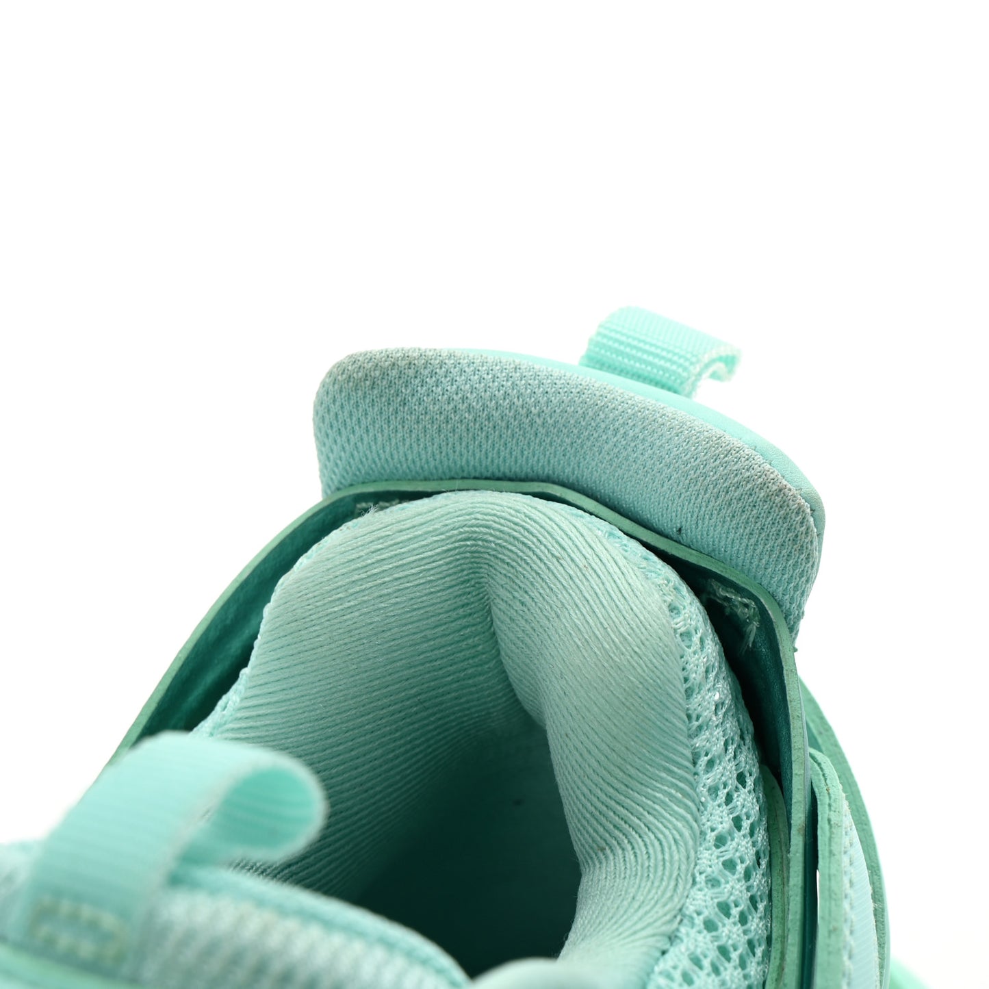 Rubber Mesh Fabric Monocolor Recycled Sole Womens Track Sneakers 40 Mint