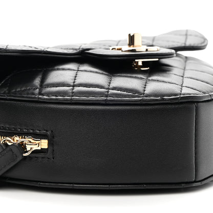 Chanel Lambskin Quilted CC In Love Heart Bag Black 8 of 9