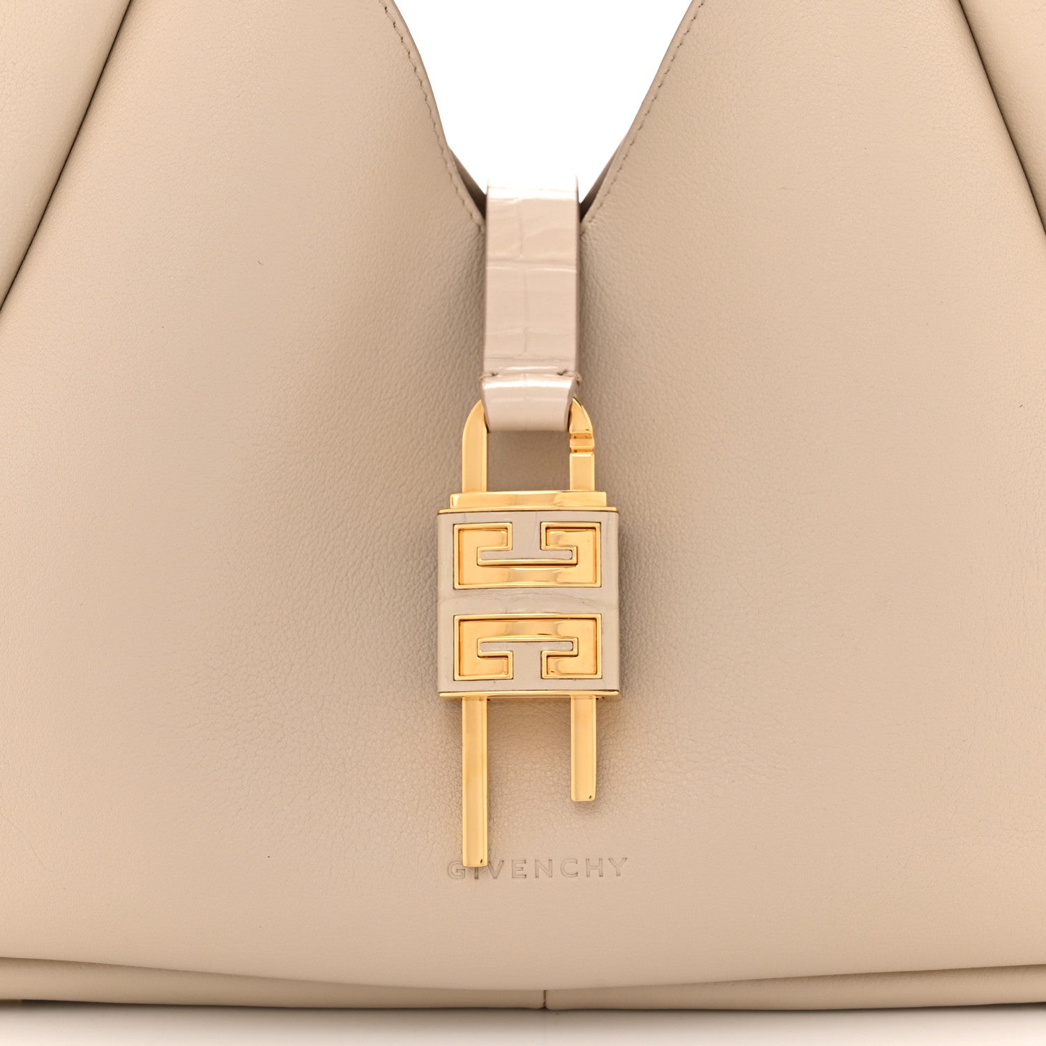 Givenchy Calfskin Medium G-Lock Hobo Natural Beige 7 of 9