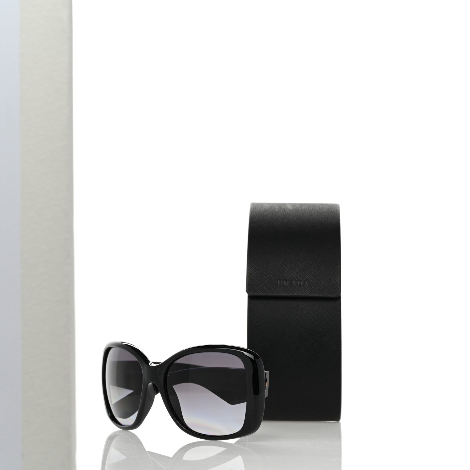 Prada Sunglasses SPR 32P Black 8 of 8