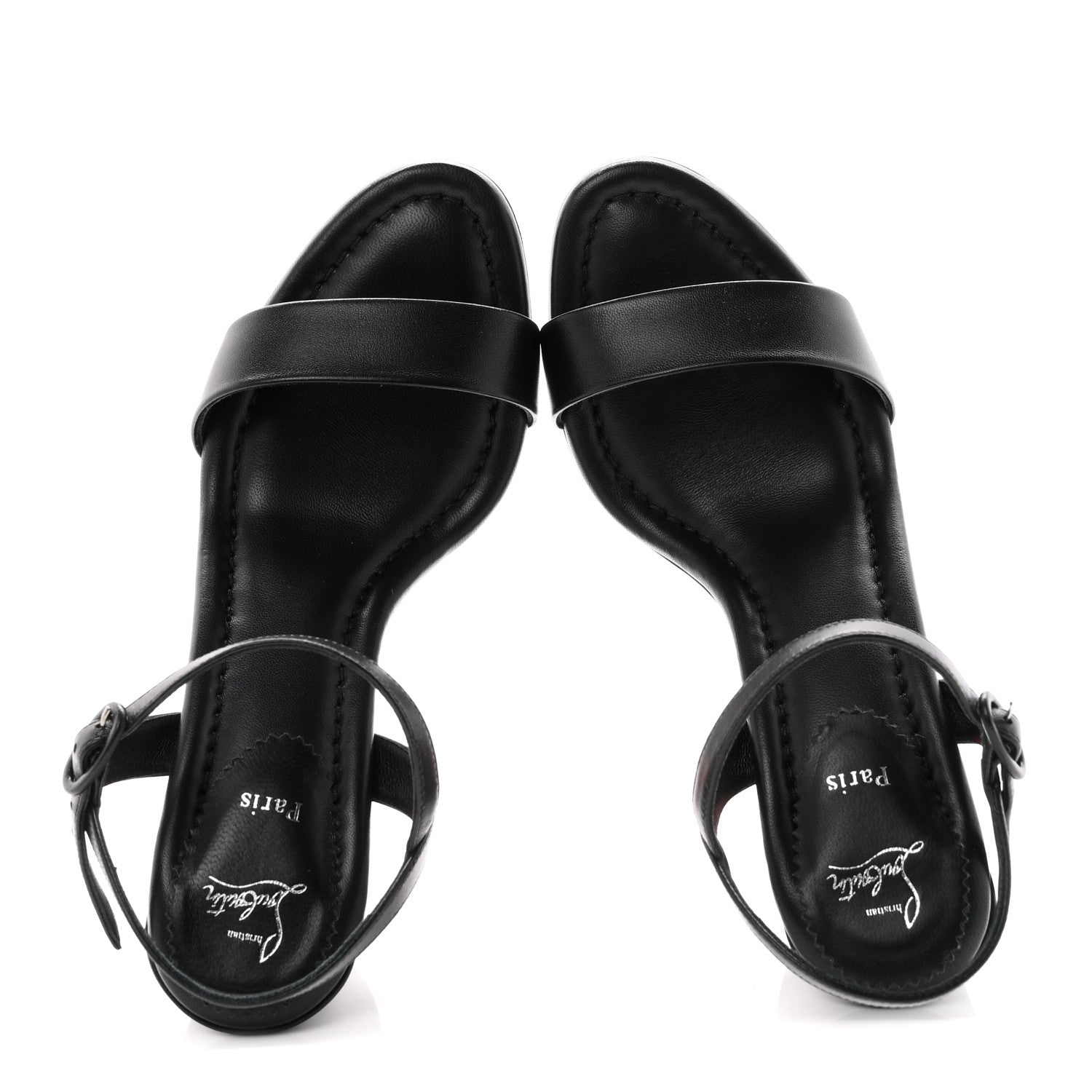 Christian Louboutin Nappa Miss Jane 85 Sandal 37 Black 2 of 9