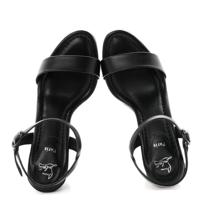 Christian Louboutin Nappa Miss Jane 85 Sandal 37 Black 2 of 9