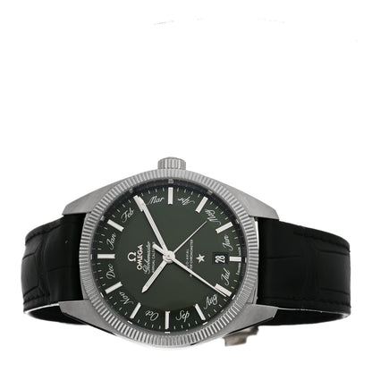 Omega Stainless Steel Alligator 41mm Constellation Globemaster Chronometer Annual Automatic Watch Green 130.33.41.22.10.001 2 of 4