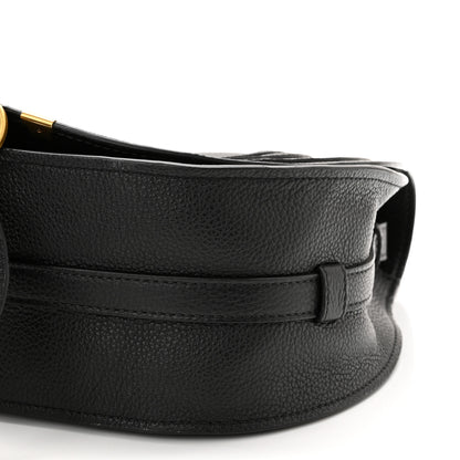 Chloe Calfskin Medium Marcie Round Crossbody Bag Black 10 of 11