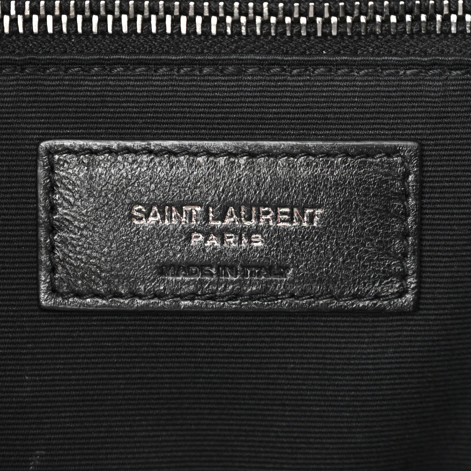 Saint Laurent Crinkled Calfskin Matelasse Monogram Medium Niki Chain Satchel Black 6 of 10