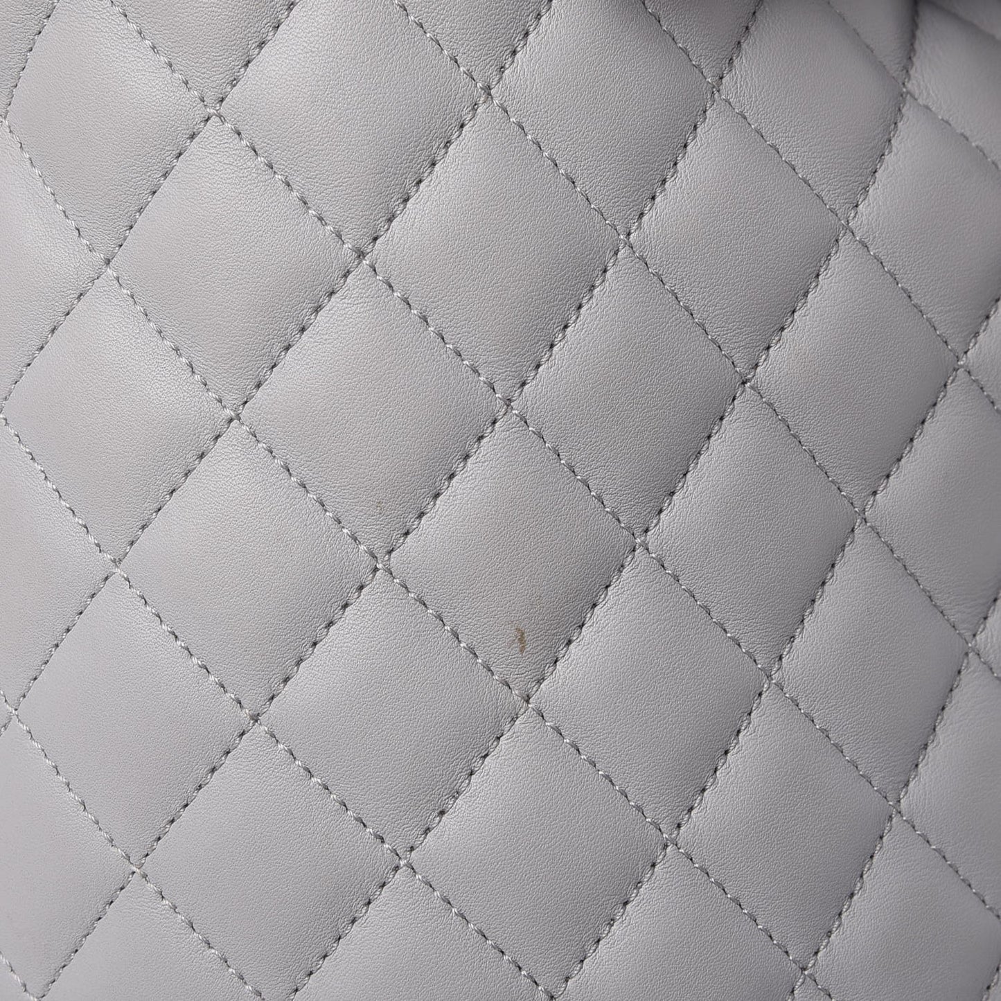 Calfskin Quilted Large Urban Spirit Backpack Grey