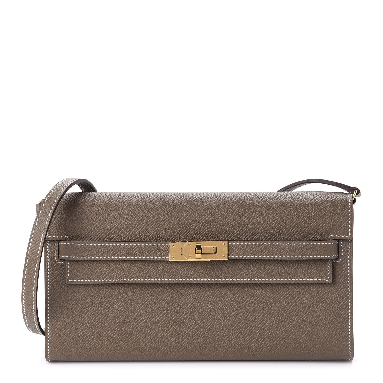 Hermes Epsom Kelly Wallet To Go Etoupe 1 of 10