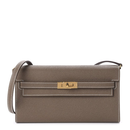 Hermes Epsom Kelly Wallet To Go Etoupe 1 of 10