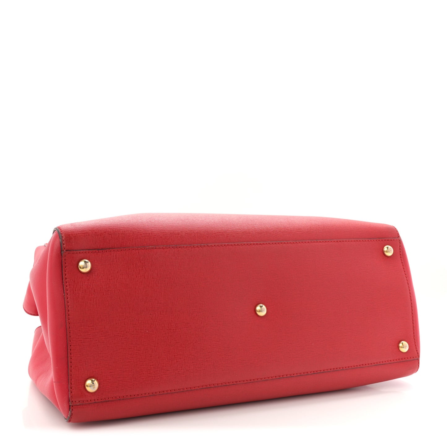 Vitello Elite Flamingo Regular 2Jours Tote Rosso Fiamma