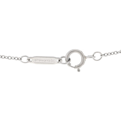 Tiffany Platinum Diamond Sapphire Soleste Pendant Necklace 4 of 4