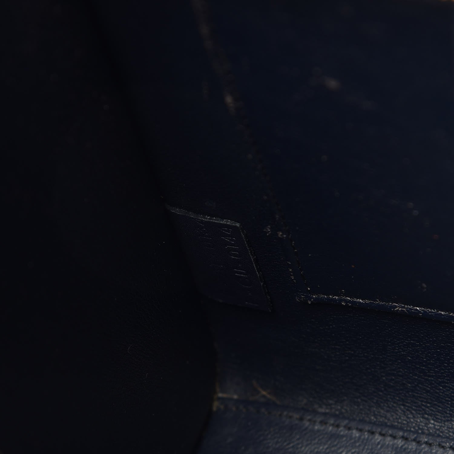 Celine Smooth Calfskin Nano Luggage Ink 8 of 15