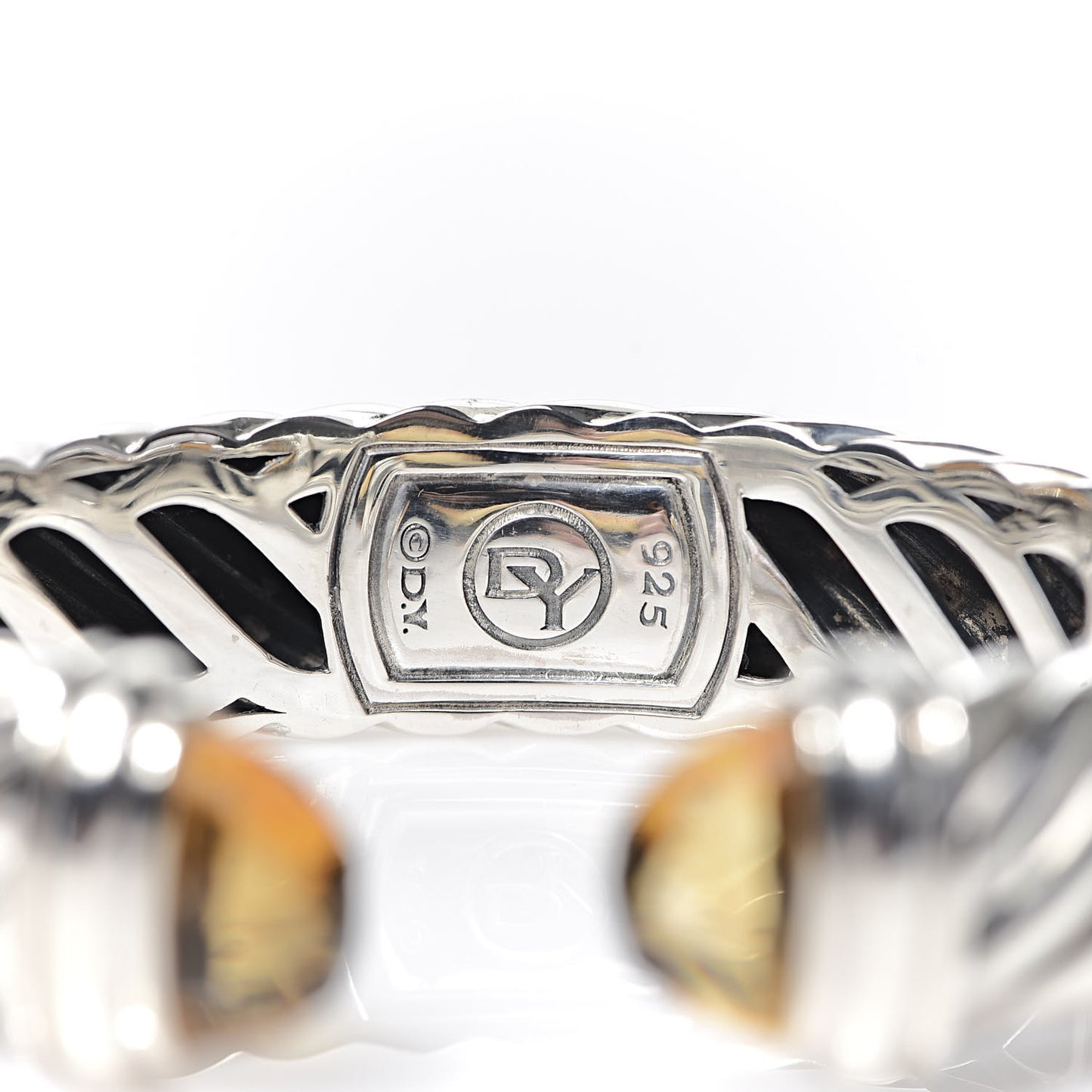 Sterling Silver Citrine 15mm Waverly Bracelet