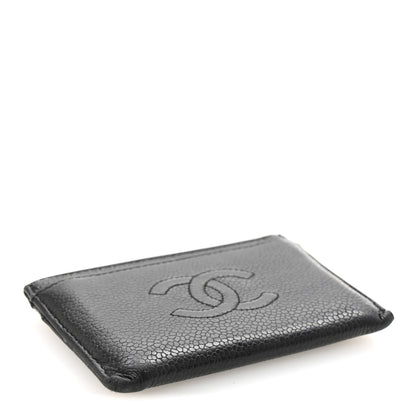 Chanel Patent Caviar CC Card Holder Black Black 11 of 22